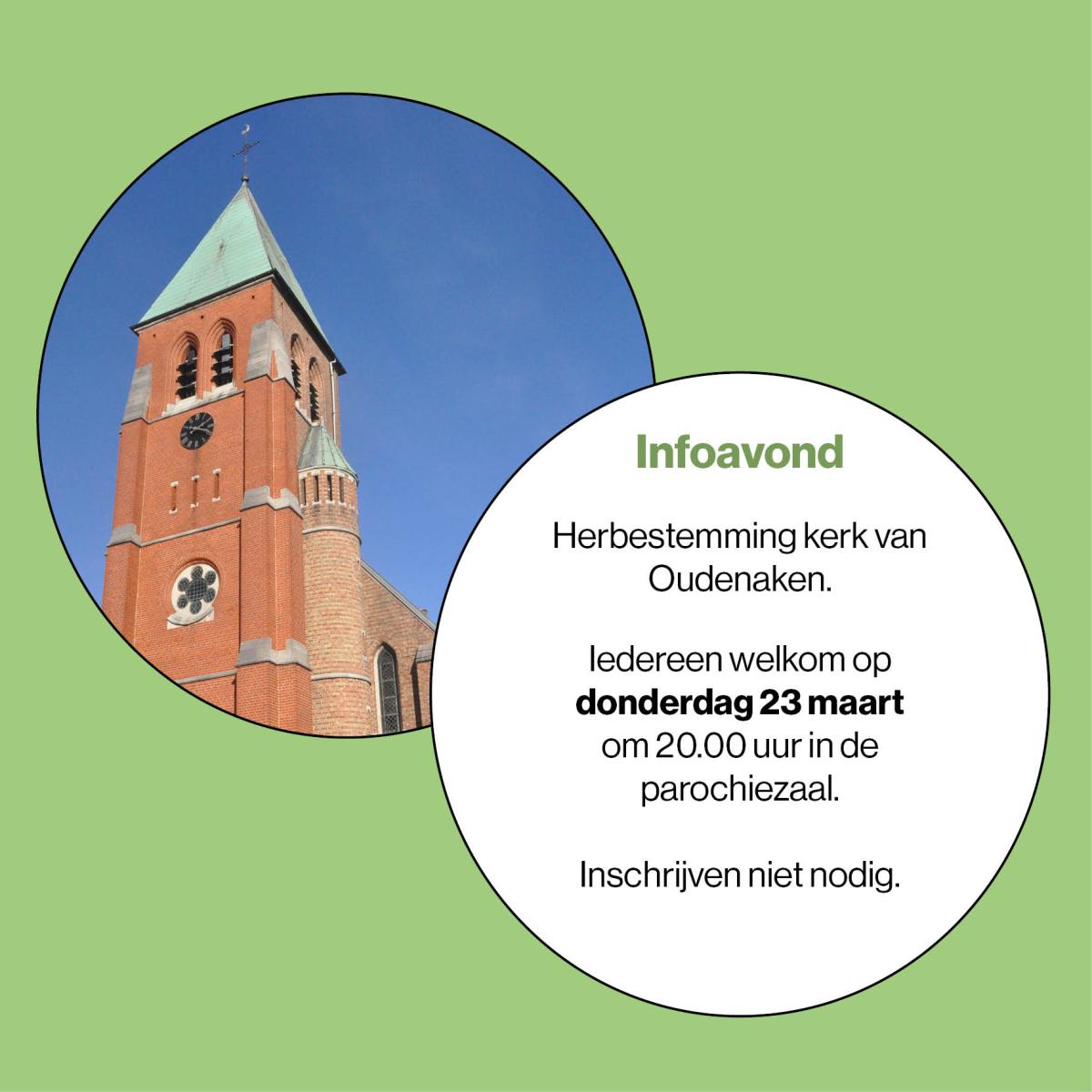 Infoavond Herbestemming Kerk Oudenaken | Sint Pieters Leeuw